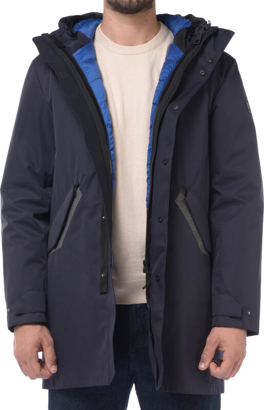 giaccone da uomo Piquadro parka con interno staccabile