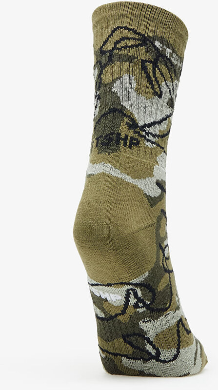 FTSHP Calzini Footshop The Basketball Socks Olive Camo 39-42