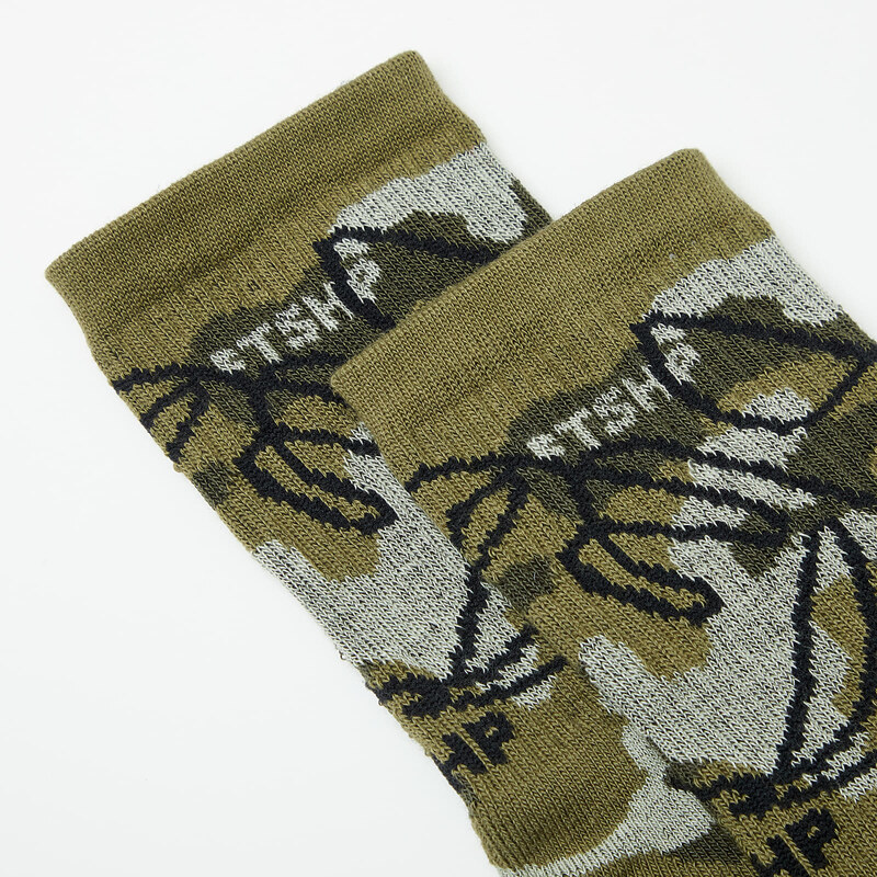 FTSHP Calzini Footshop The Basketball Socks Olive Camo 39-42