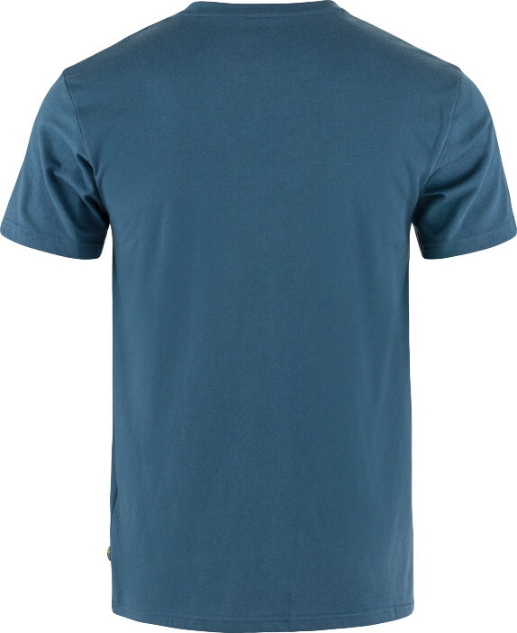 Fjällräven Logo T-Shirt M Uomini - Magliette Fjällräven - Blu - F87313-534-S