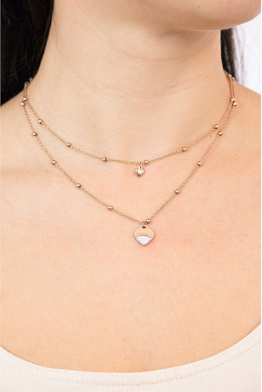 Collana donna gioielli Ops Objects glitter fancy cuore opscl-371