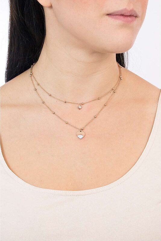 Collana donna gioielli Ops Objects glitter fancy cuore opscl-371