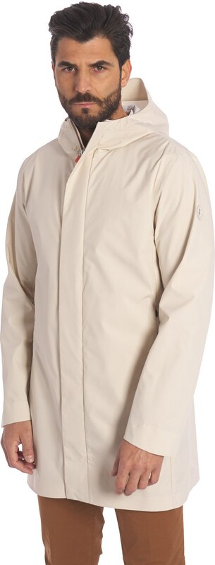 CAPPOTTO SAVE THE DUCK LEGGERO CON CAPPUCCIO DACEY, Colore Sabbia