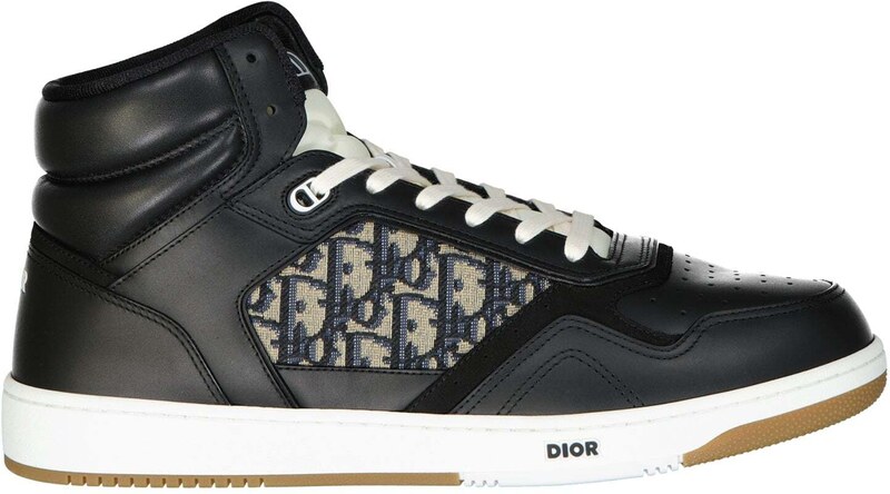 Dior High-Top Oblique Sneakers