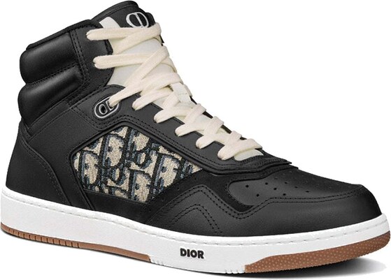 Dior High-Top Oblique Sneakers