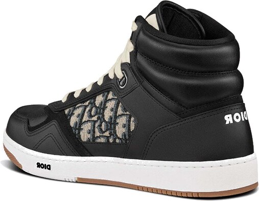 Dior High-Top Oblique Sneakers