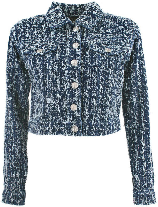 MY TWIN TWINSET Giacca in Jeans con Boucl? - XS