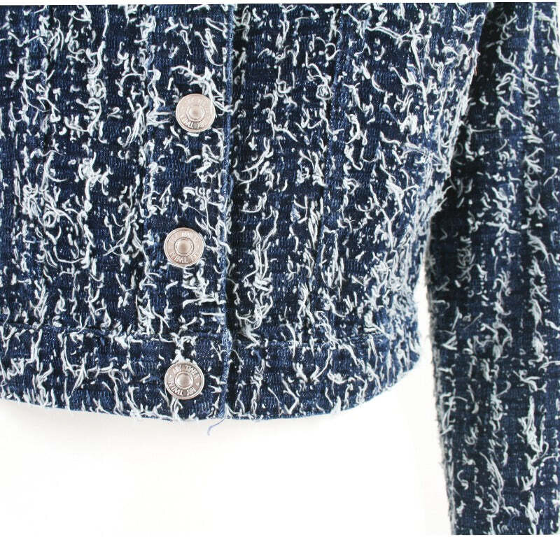 MY TWIN TWINSET Giacca in Jeans con Boucl? - XS