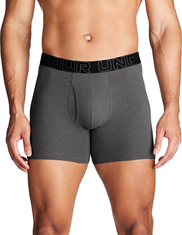 Boxer Under Armour M Perf Cotton 6in 3-Pack Grey XXXXXL