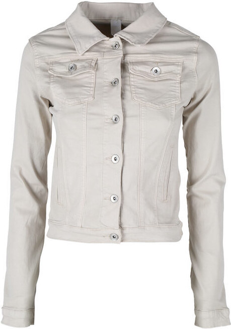 Solada Giacca In Jeans Donna Beige Taglia L