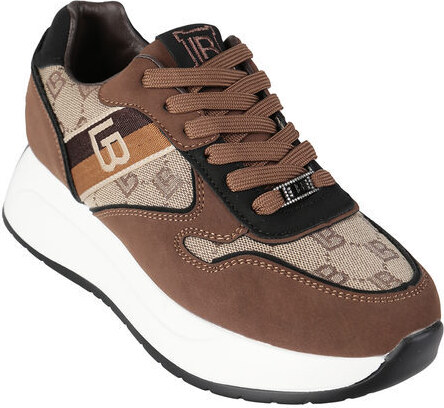 Laura Biagiotti Sneakers Donna Stringate Con Platform Marrone Taglia 37