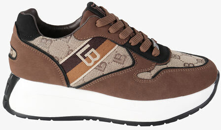 Laura Biagiotti Sneakers Donna Stringate Con Platform Marrone Taglia 37