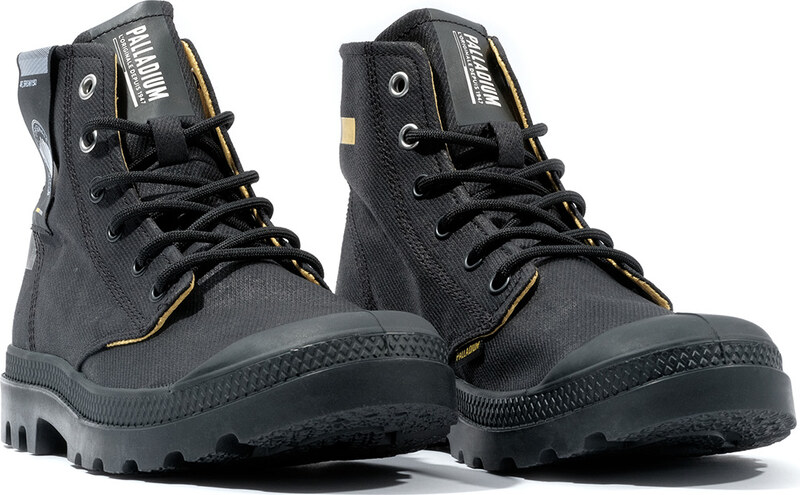 Palladium Pampa Surplus Uomini - Scarpe Palladium - Nero - 74389-008-M-5.5