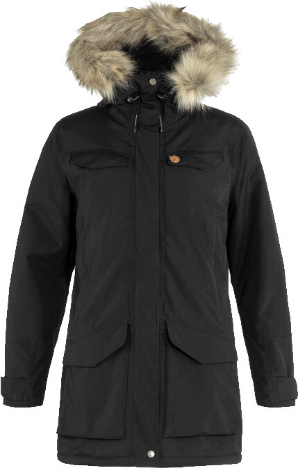 Fjällräven Nuuk Parka W Donne - Giacche Fjällräven - Nero - F86369-550-M