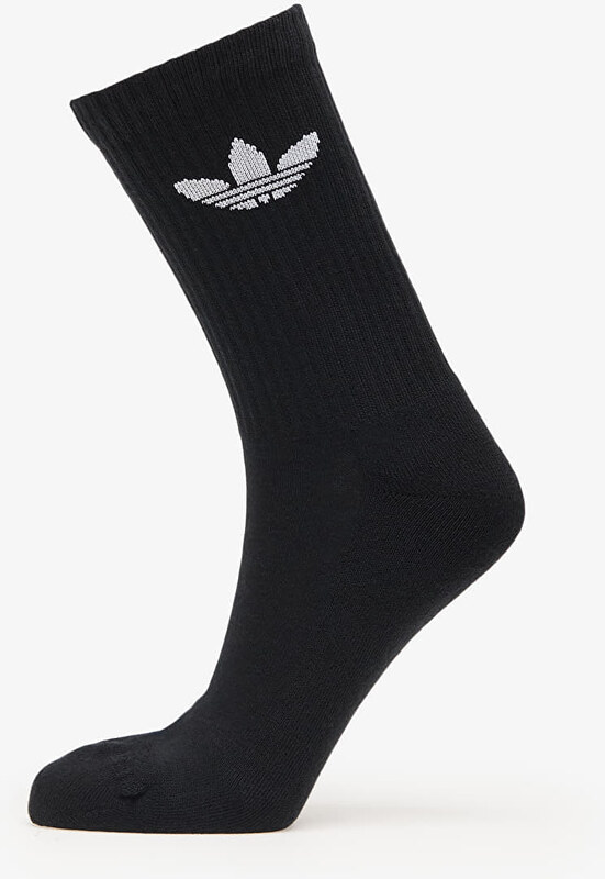 adidas Originals adidas Trefoil Crew Sock Cushion 6-Pack Black XL