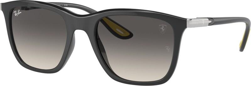 Ray - Ban Unisex Ray - Ban RB4433M F62411 Occhiali da sole Nylon Grigio Grigio Squadrata Normale Sfumato