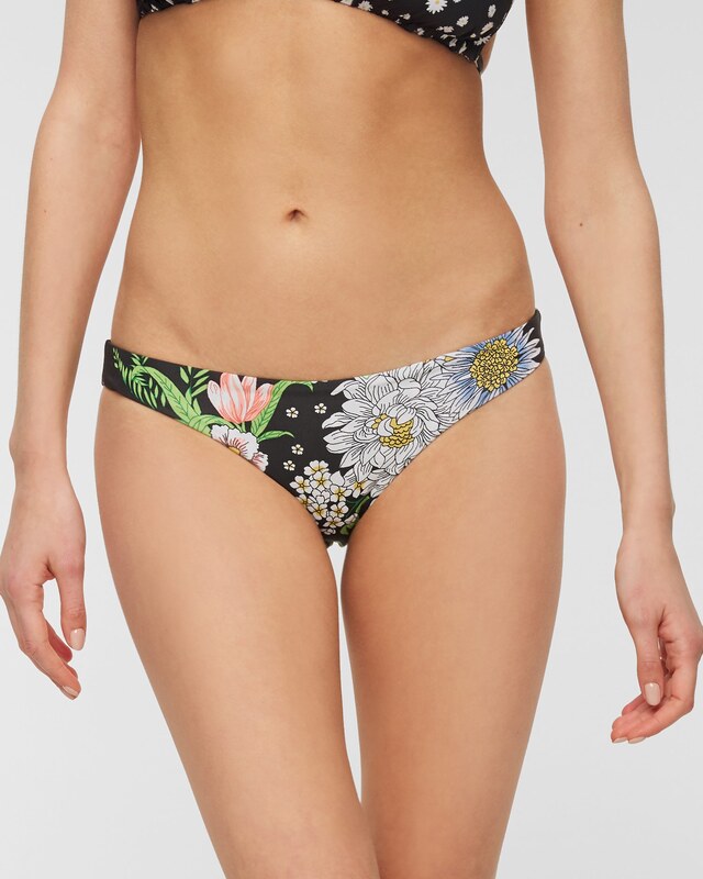 Costume Da Bagno Parte Bassa Maaji Black Bouquet Flirt