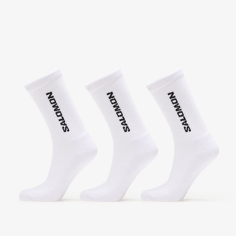 Calzini Salomon Everyday Crew Socks 3-Pack White/ White L
