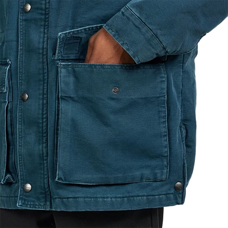 Carhartt WIP OG Santa Fe Coat Deep Lagoon Uomini - Giacche Carhartt WIP - Blu - I034314_2NC_4O-XL