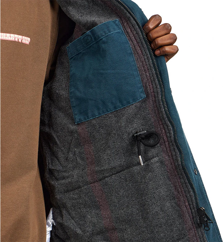 Carhartt WIP OG Santa Fe Coat Deep Lagoon Uomini - Giacche Carhartt WIP - Blu - I034314_2NC_4O-XL