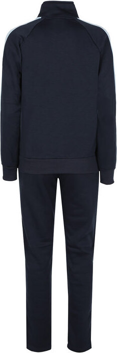 Scuola Nautica Italiana Tuta Donna Felpata 2 Pezzi Full Zip Tute Sportive Blu Taglia L