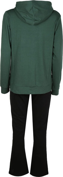 Coveri Moving Tuta Donna 2 Pezzi Felpata Con Cappuccio e Chiusura Zip Tute Sportive Verde Taglia Xl