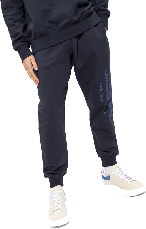 Alexander Mcqueen Cotton Logo Sweatpants