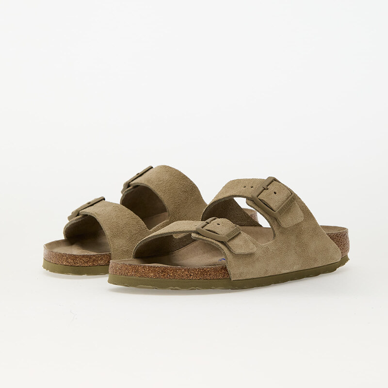 Sneakers Birkenstock Arizona Soft Footbed Suede Leather Faded Khaki