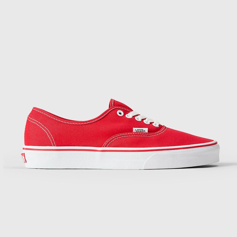 Vans "off The Wall" Sneaker Authentic Rosso Donna