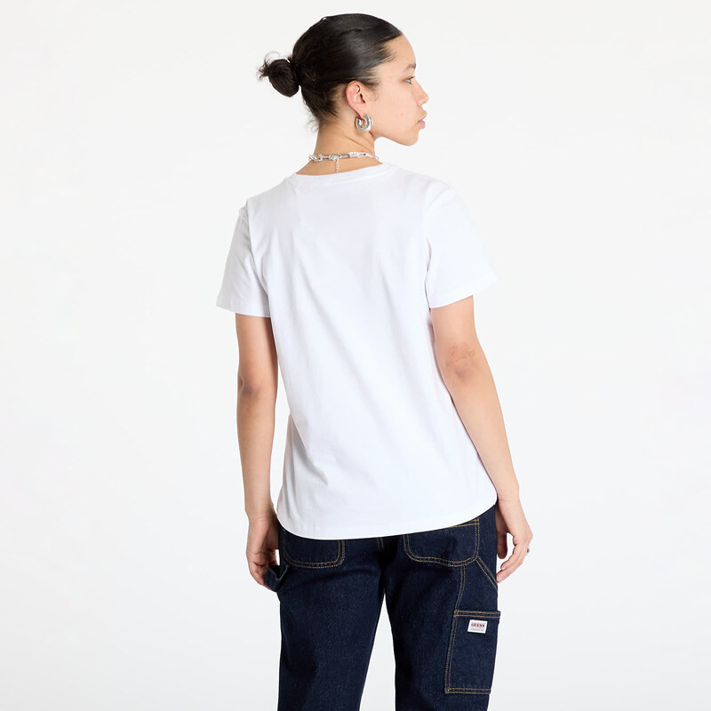Maglietta Guess JEANS Classic Mini Triangle Tee Pure White L