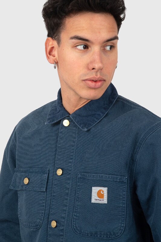 Carhartt Wip Michigan Coat 'dearborn' Canvas Carta Zucchero Uomo Giacche