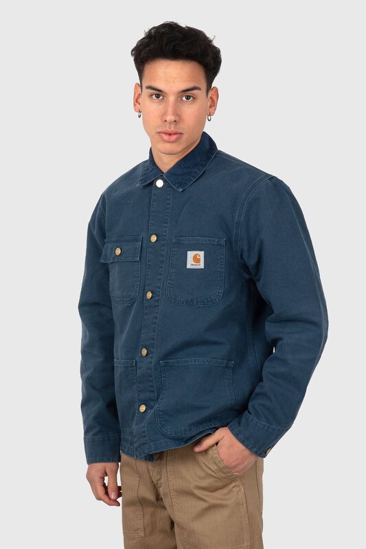 Carhartt Wip Michigan Coat 'dearborn' Canvas Carta Zucchero Uomo Giacche