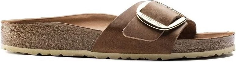 Birkenstock MADRID BIG BUCKLE in nabuk cognac
