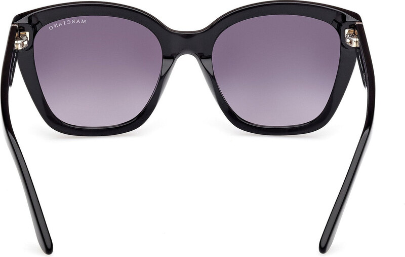 Guess by Marciano Donna Guess by Marciano GM00021 01B Occhiali da sole Acetato Nero Fumo Squadrata Normale