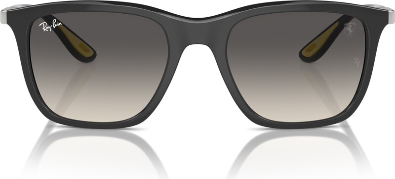 Ray - Ban Unisex Ray - Ban RB4433M F62411 Occhiali da sole Nylon Grigio Grigio Squadrata Normale Sfumato