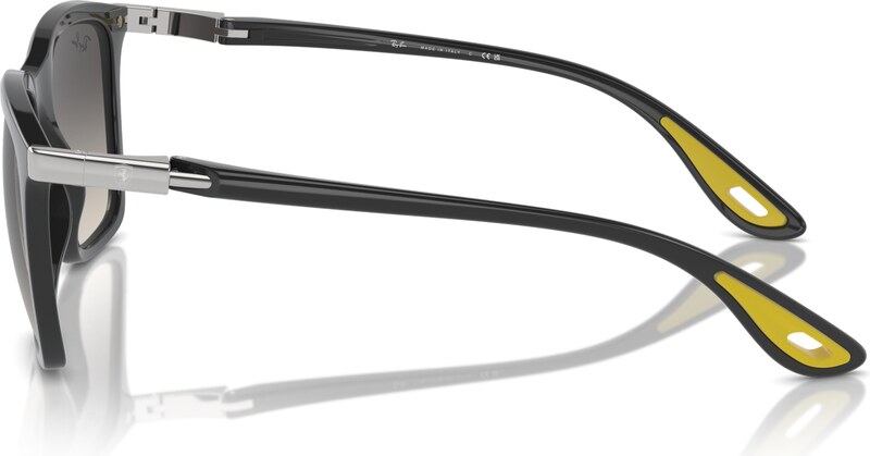 Ray - Ban Unisex Ray - Ban RB4433M F62411 Occhiali da sole Nylon Grigio Grigio Squadrata Normale Sfumato