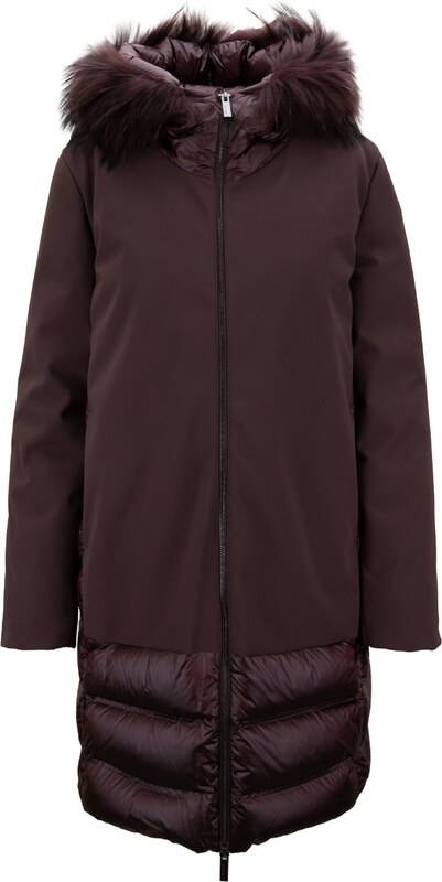 RRD JKT Winter Hybrid Parka Fur Lady W22509FT 56-46 Borgogna Poliammide, Elastan, Piuma, Pelliccia, Poliestere