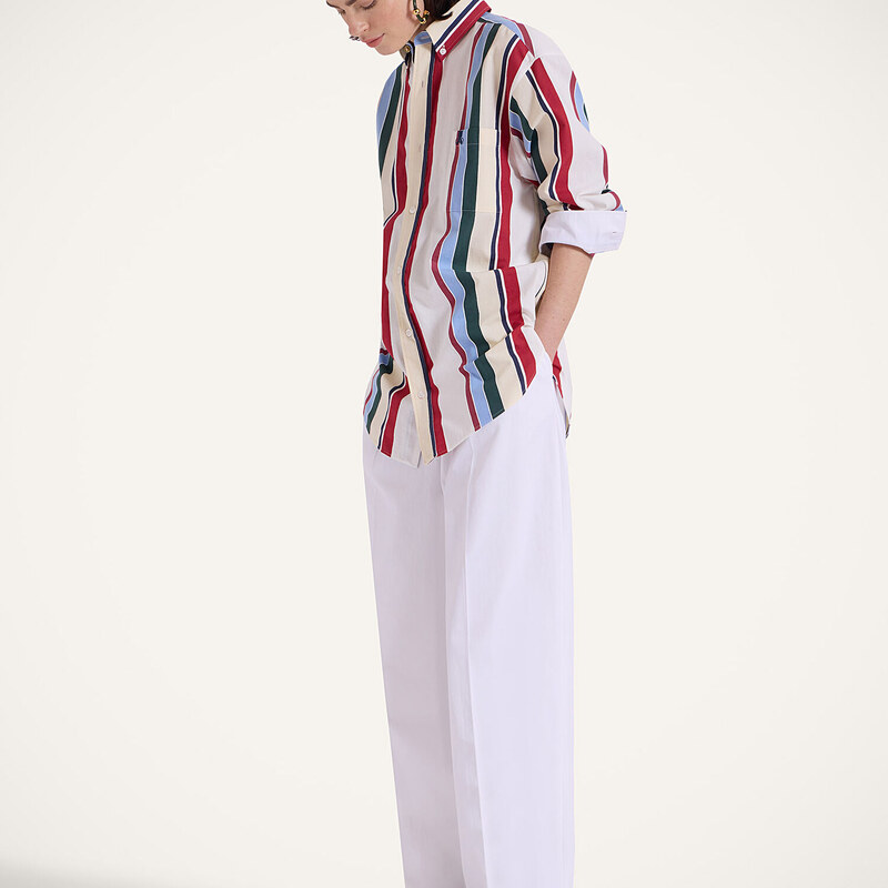 La DoubleJ Shirts & Tops gend - Better Than Your Boyfriend's Shirt Stripes Multicolor L 88% Cotton 12% Polyamide