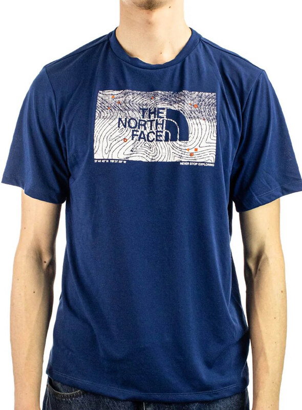 The North Face M Foundation Abstract - Estate Blue T-shirt Uomo PE25 promo