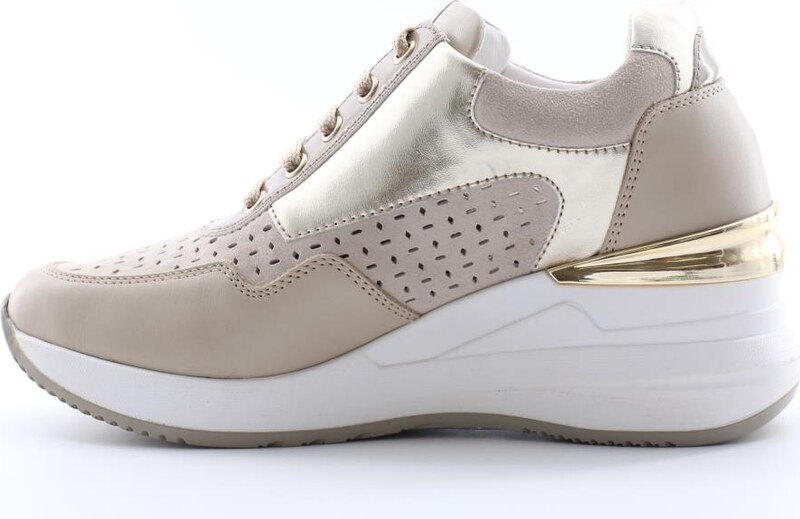 Nanook Sneakers con zeppa 19584 Vaniglia