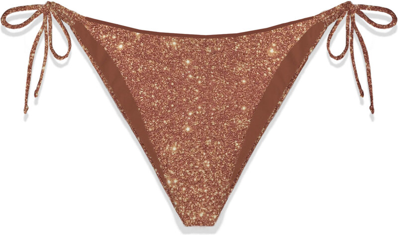 Mc2 Saint Barth slip marielle lurex marrone
