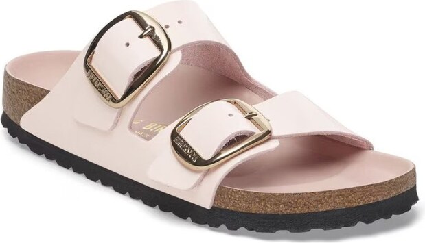 Birkenstock ARIZONA BIG BUCKLE in vernice rosa