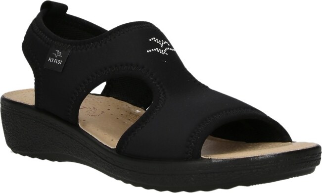 Fly flot Sandali bassi 55e71le Nero