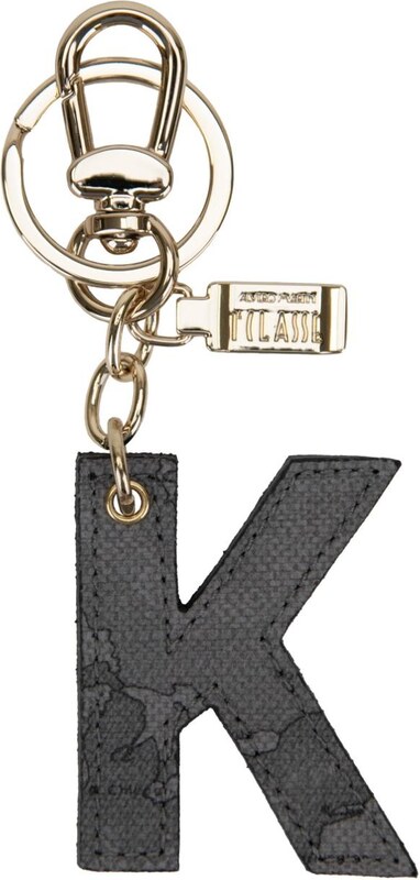 1a CLASSE ALVIERO MARTINI ALVIERO MARTINI 1a Classe LMP00K 9408 0030 Keychain Grigio scuro, Nero Pelle, PVC, Poliestere, Cotone
