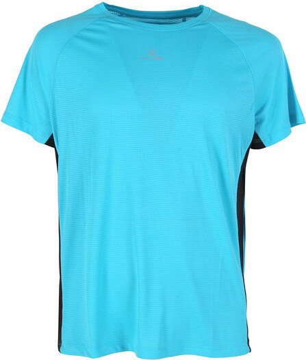 Athl Dpt T-shirt Sportiva Da Uomo Traspirante Manica Corta Blu Taglia L