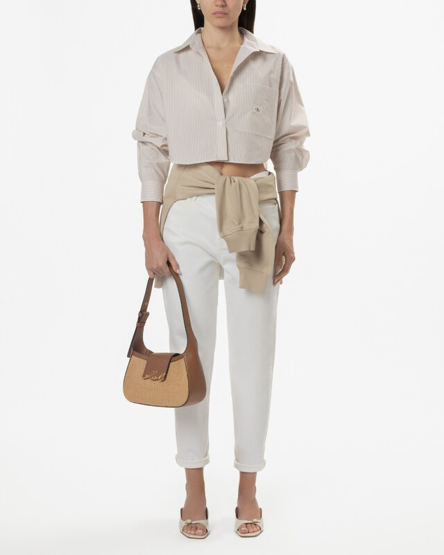 Pantaloni Calvin Klein Jeans 225137 Bianco