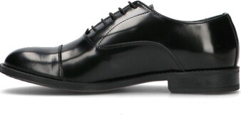 MEZZETINTE Stringata uomo nera in pelle STRINGATA