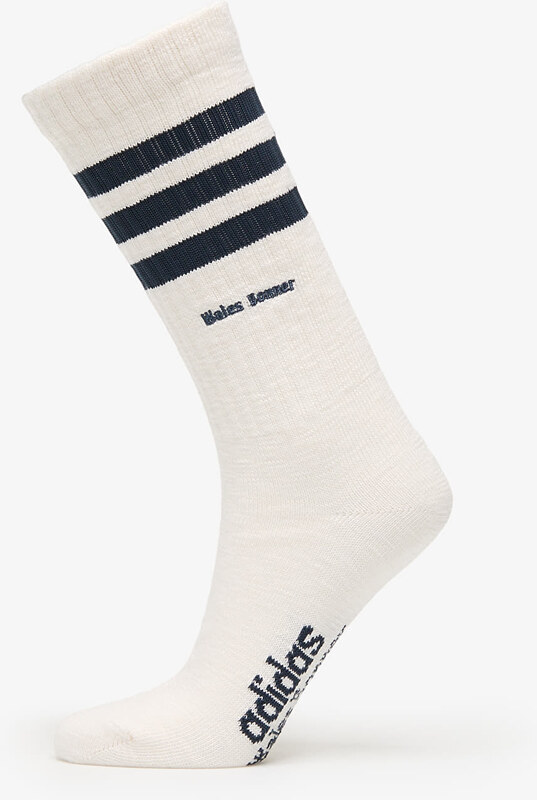 adidas Originals Calzini adidas x Wales Bonner 3 Stripe Socks 2-Pack Blue/ Night Navy/ Chalk White M