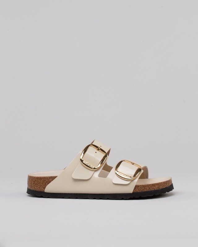 BIRKENSTOCK Arizona Big Buckle Shine Ecru