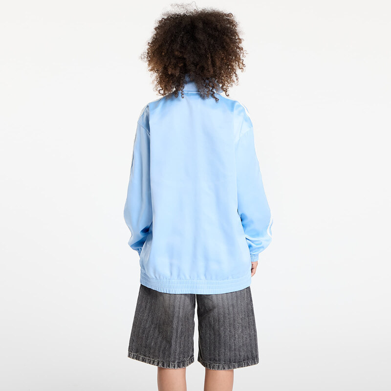 Giacca adidas Originals Satin Firebird Track Top Ruffle 3-Stripes Clear Sky M